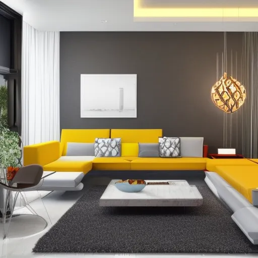 

An image of a modern living room with stylish furniture and decor, showcasing a bright and inviting atmosphere.